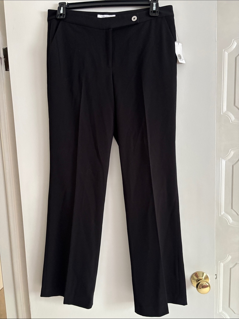 Nautica Navy Boot Cut Dress Pants